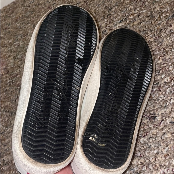 Womens Vintage Havana Lucy Star Lace Up White Pebble/Grey Sneakers - Picture 9 of 10